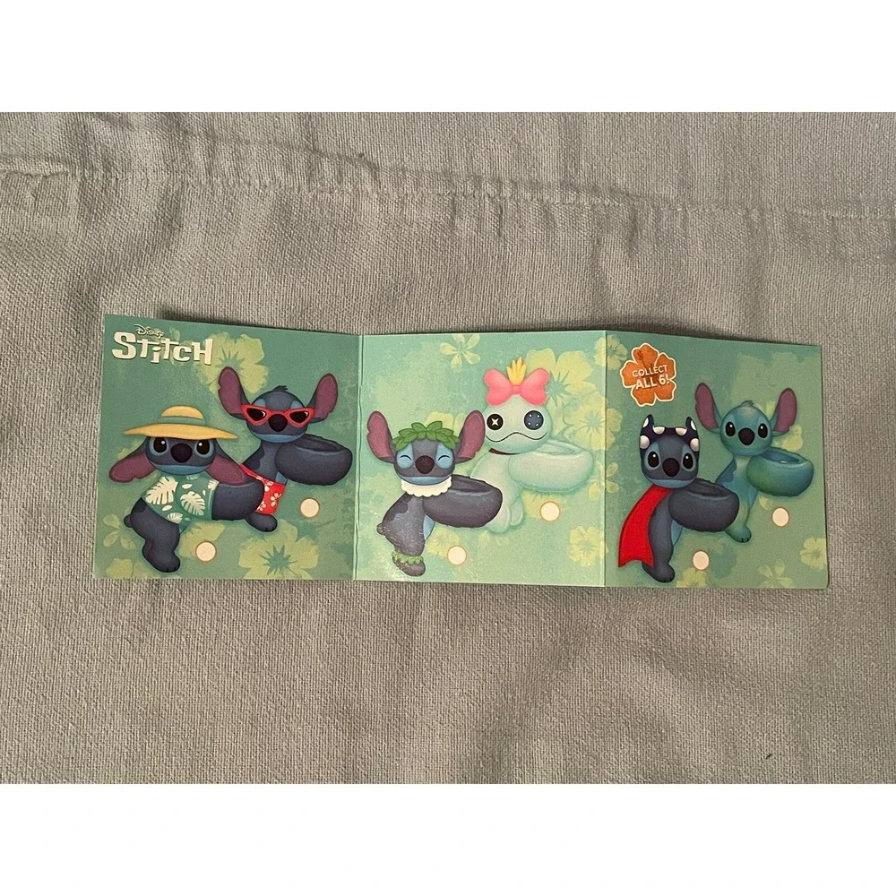 NEW Set of 6 Walt Disney Stitch Cutie Cuff‎ by Bullsitoy Plush Slap Bracelet